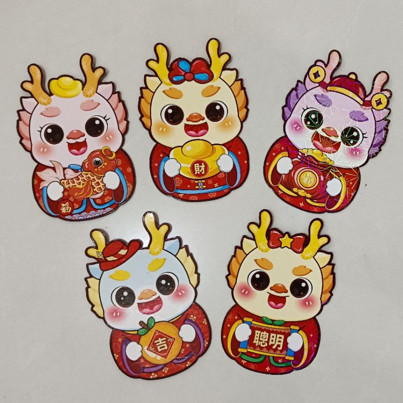 

AMPLOP ANGPAO CHINESE NEW YEAR 2024 - 5 PCS RANDOM