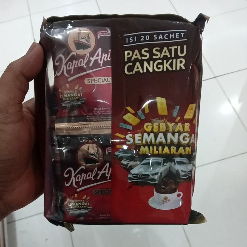 

Kapal Api Special Kopi Murni 120g / 6.5 g @20 Sachet