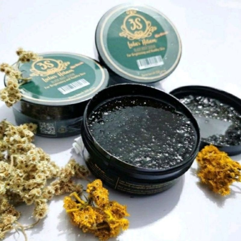 Promo LULUR HITAM 3S BPOM MENCERAHKAN KULIT DAN WAJAH MENGHILANGKAN BEKAS LUKA/LULUR BPOM/LULUR MURA