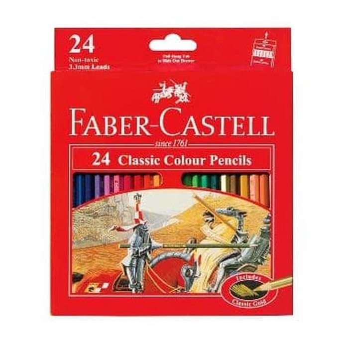 

MALL Pensil Warna FaberCastell 24 Classic Colour Pencils 115854