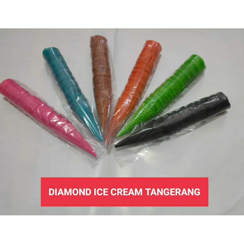 

50 PCS / 5 Pack CONE ICE CREAM CONELLO WAFFLE