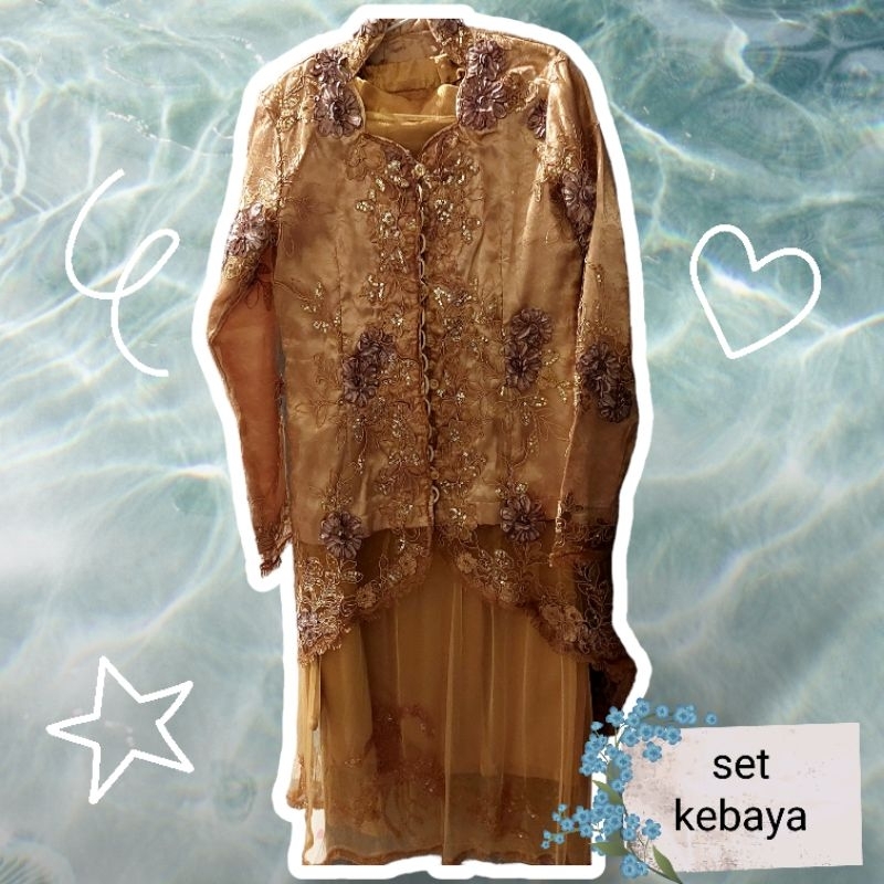 setelan brokat / baju pesta