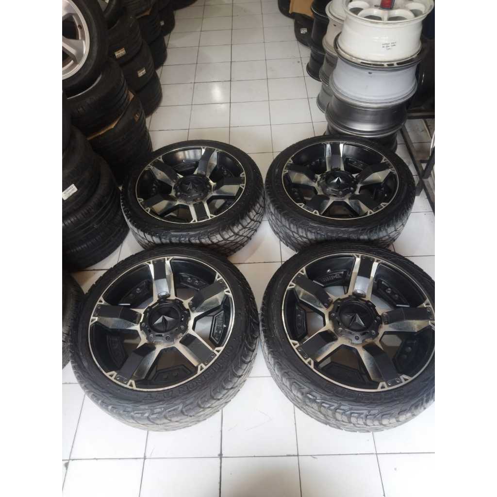 velg mobil second XD SERIES ring 22 lubang 6x139 buat everes hilux triton pajero