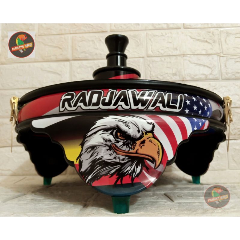 TEBOK SANGKAR BURUNG LOVEBIRD PVC SEMOK TEBAL MOTIF TERBARU RADJAWALI