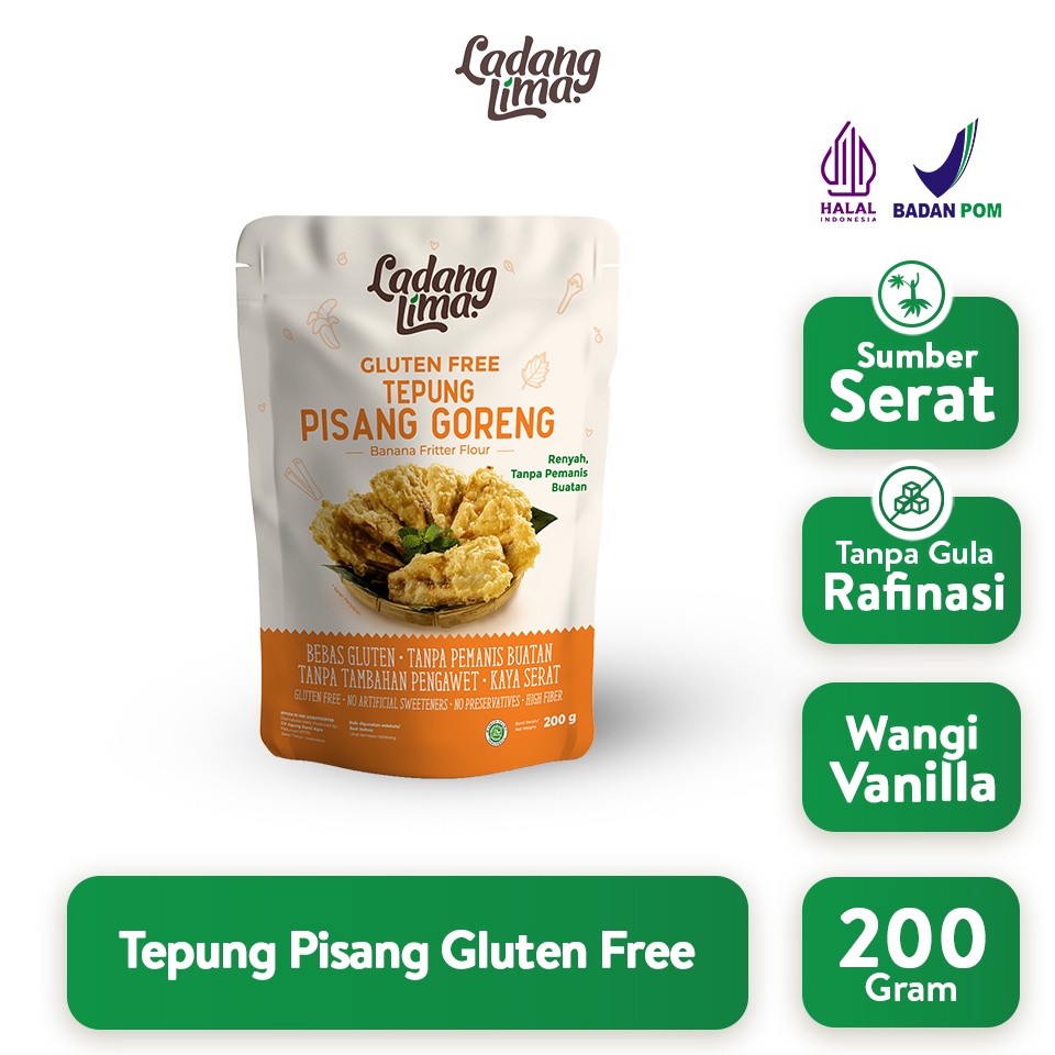 

Spesial Ramadhan Tepung Pisang Goreng 2g Gluten Ladang Lima Kerenz