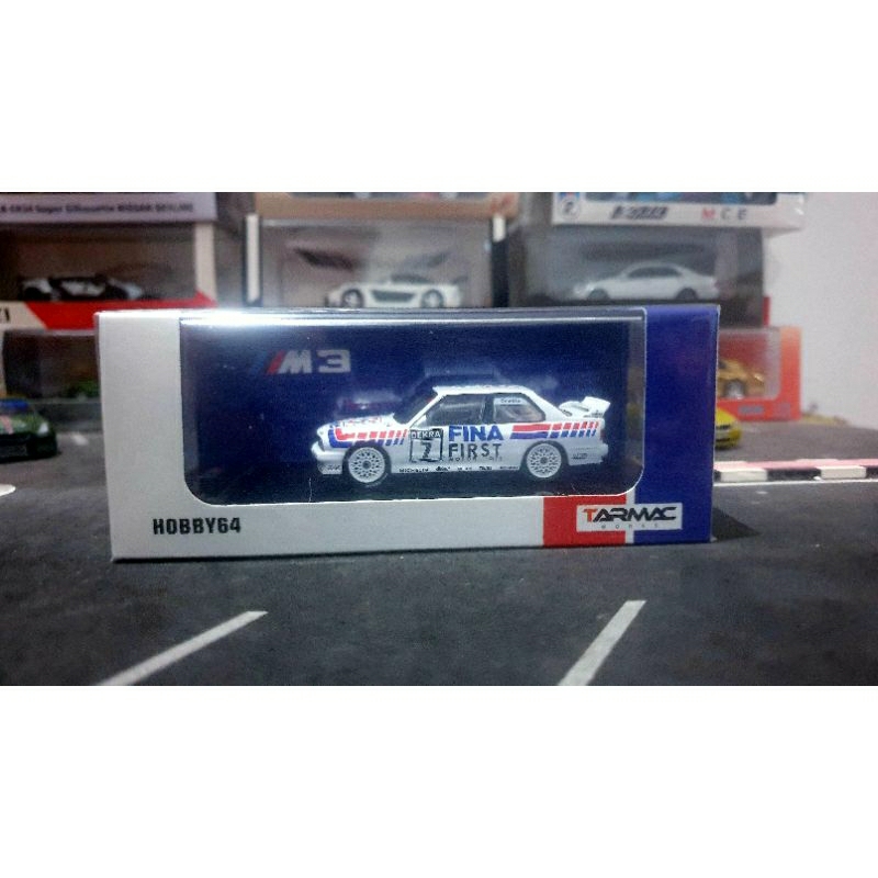 Diecast Tarmac BMW M3 DTM 1992 White Segel