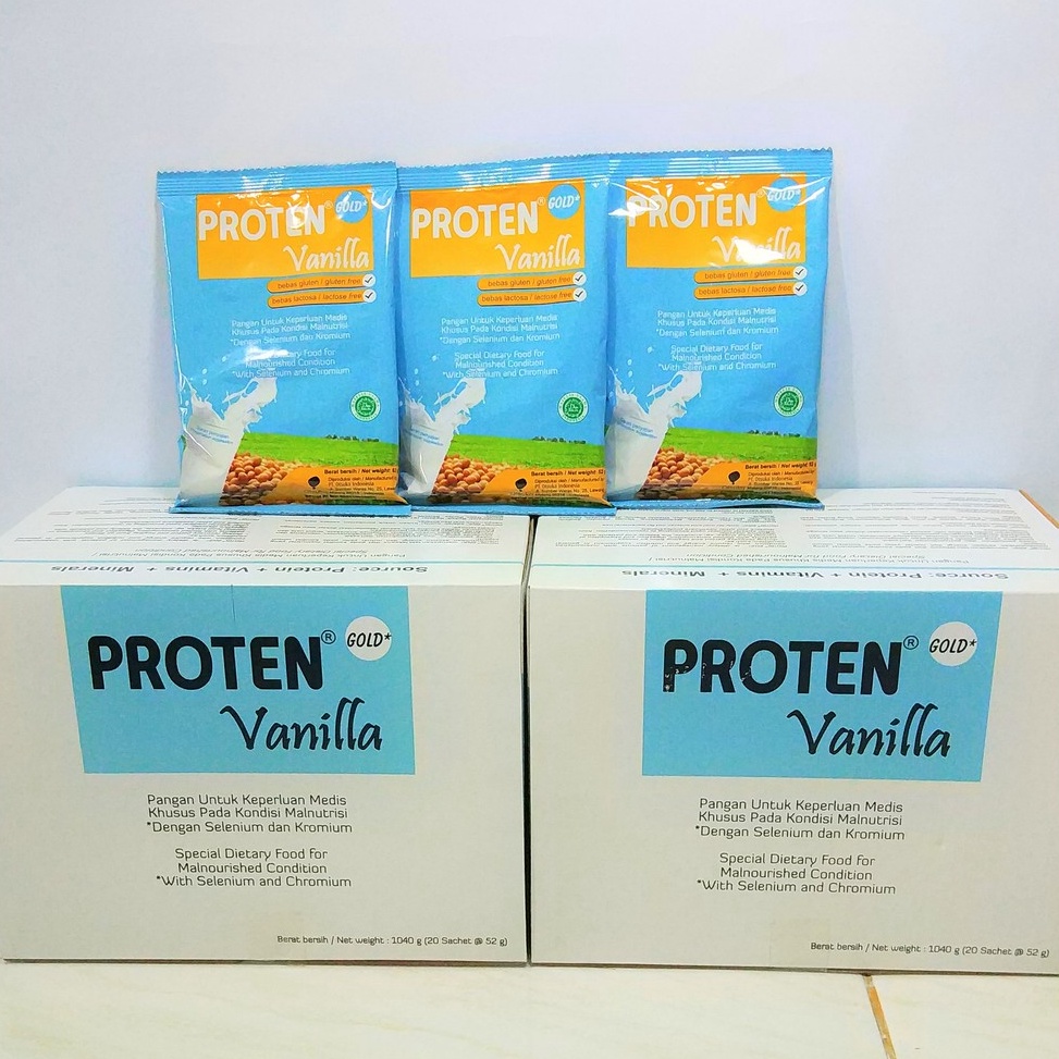 

Stock Terupdate PROTEN GOLD SUSU KEDELAI TINGGI PROTEIN UNTUK GIZI KURANG DAN BURUK Again