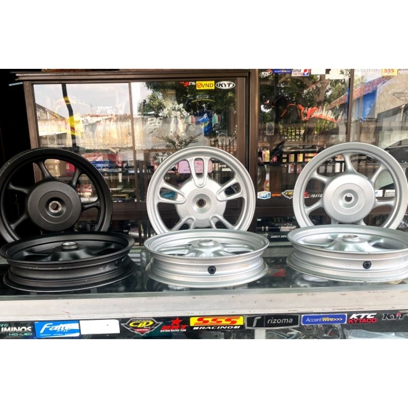 VELG SCOOPY RING 12 SET BAN PNP BEAT VARIO SCOOPY ORIGINAL COPOTAN
