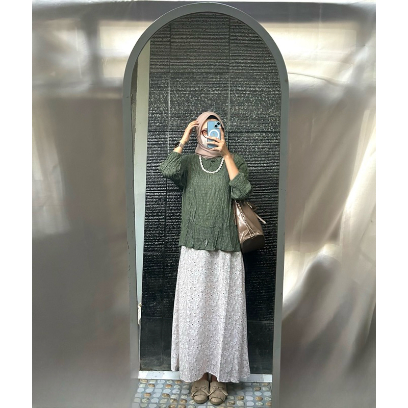 Marsha Shirt | Blouse Kekinian | Kemeja Daily