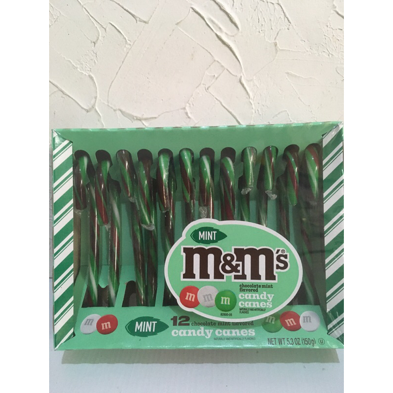 

M&M’S MINT CANDY CANES 12 PCS