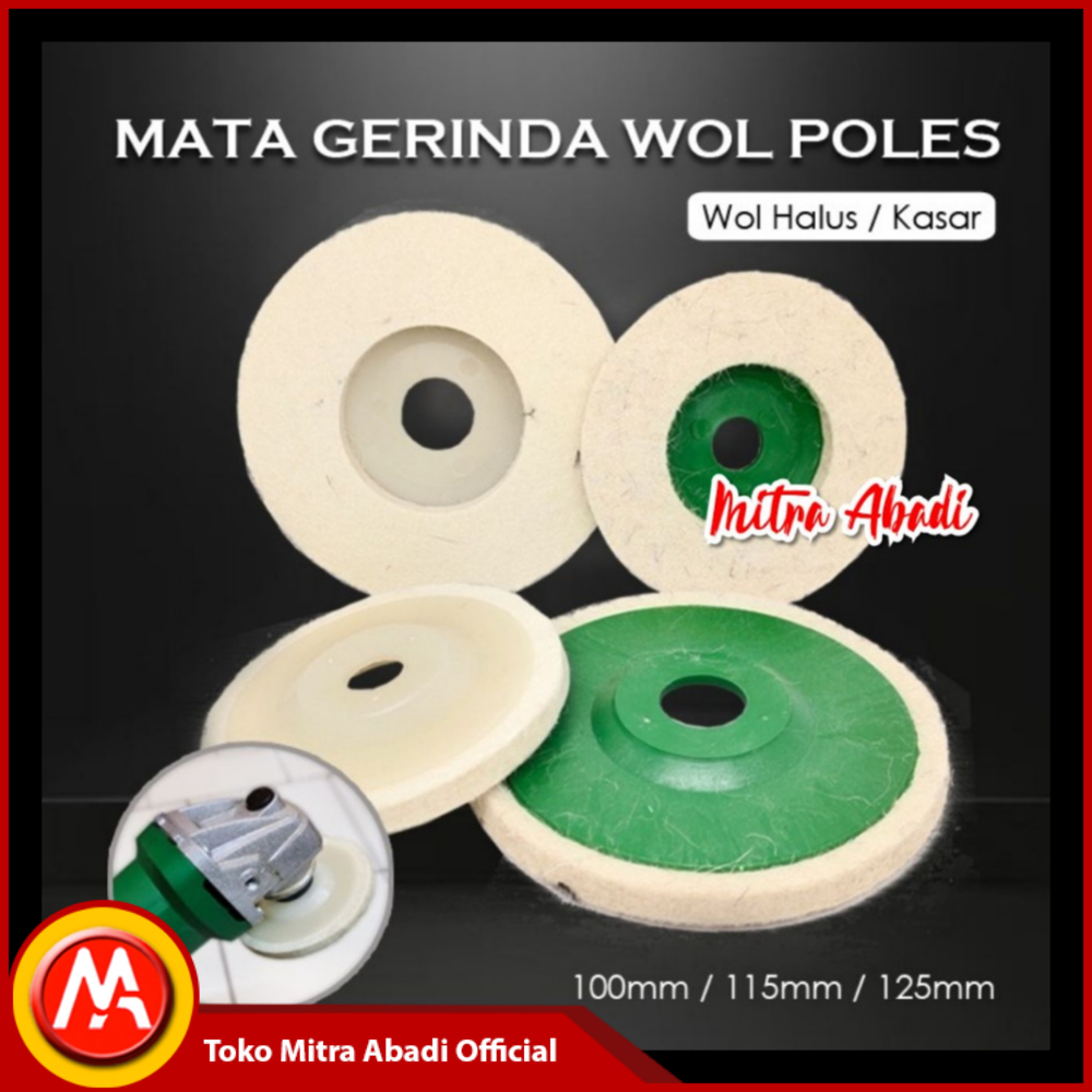 Mata Gerinda Wol Halus Kasar Poles