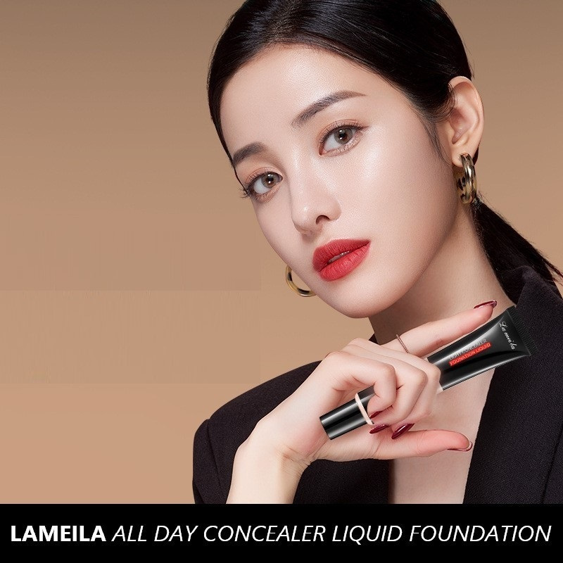 Foundation Concealer Alas Bedak Penutup Noda Flek Hitam Bekas Jerawat Wajah Waterproof