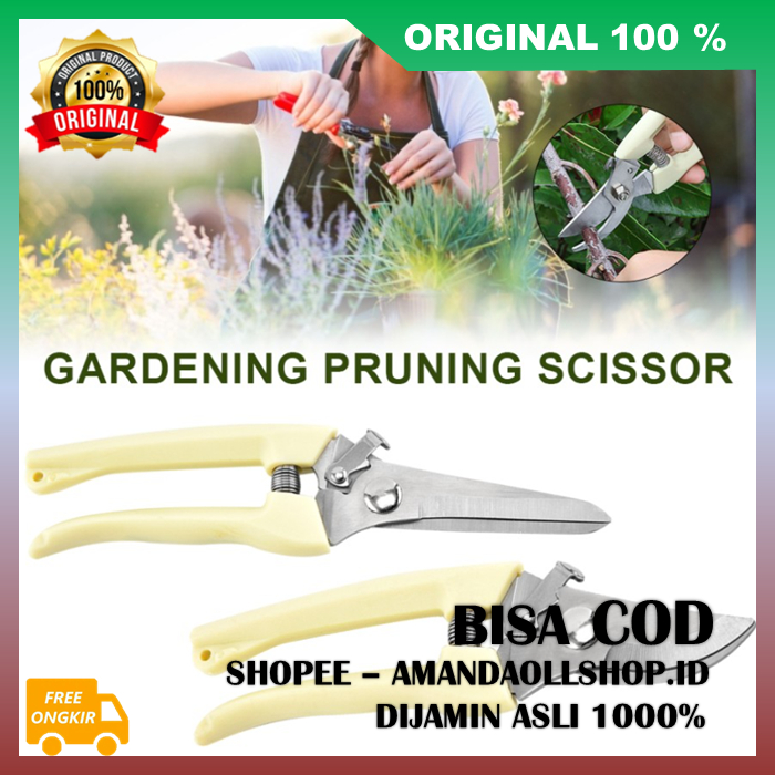 Gunting Dahan & Ranting Gunting Kebun Pangkas Dahan Ranting Pohon 100% ASLI