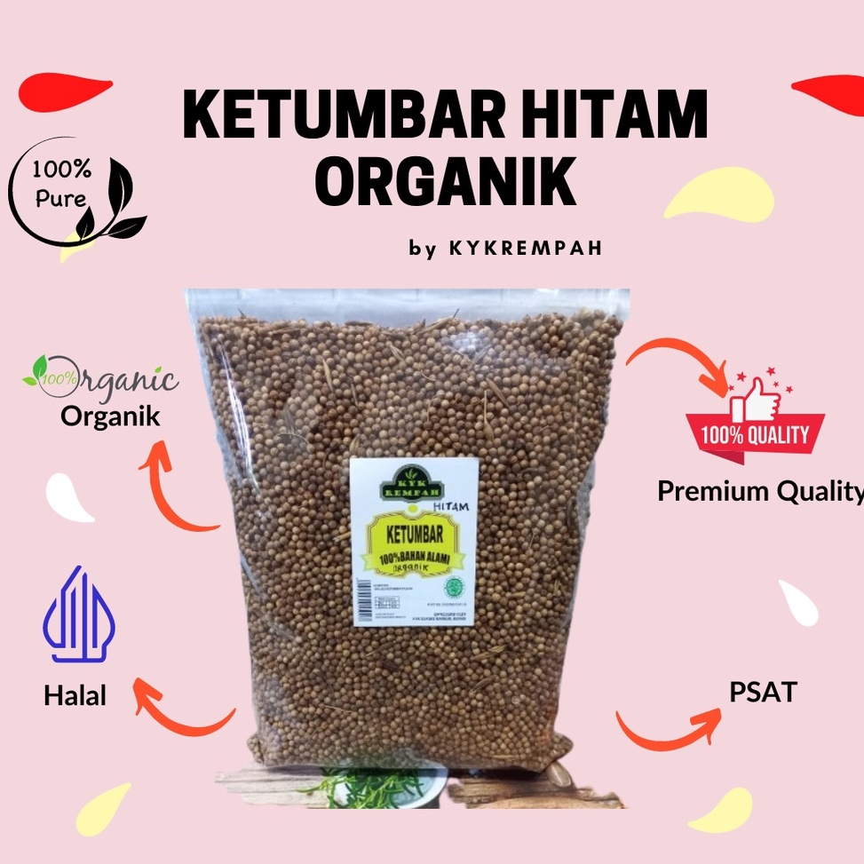 

tgvo 51 Ketumbar Hitam Organik JSR 1 gram EYT