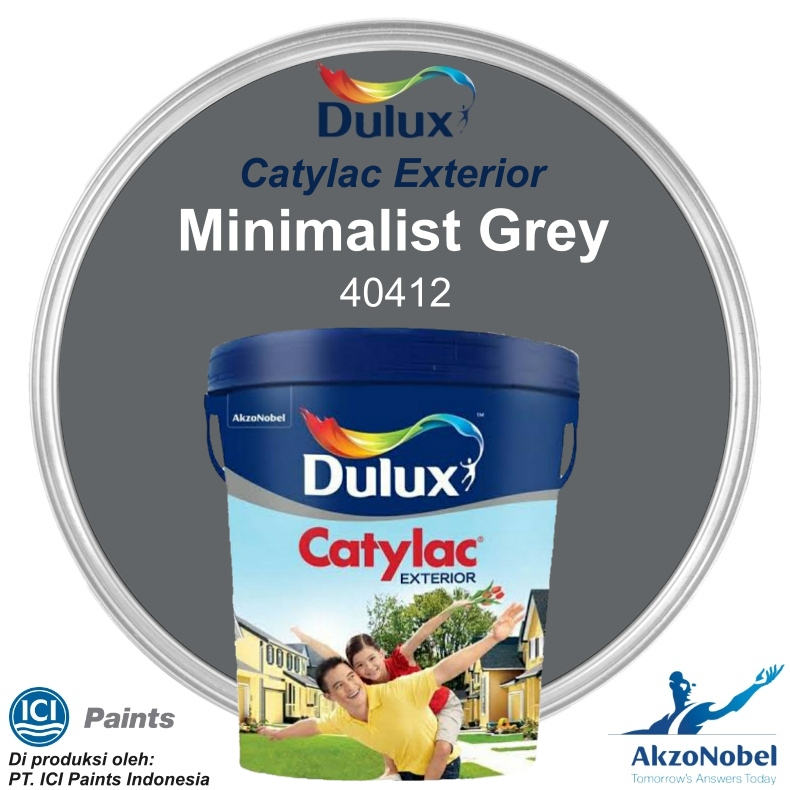 CAT DULUX CATYLAC EXTERIOR 5 KG - MINIMALIST GREY 40412