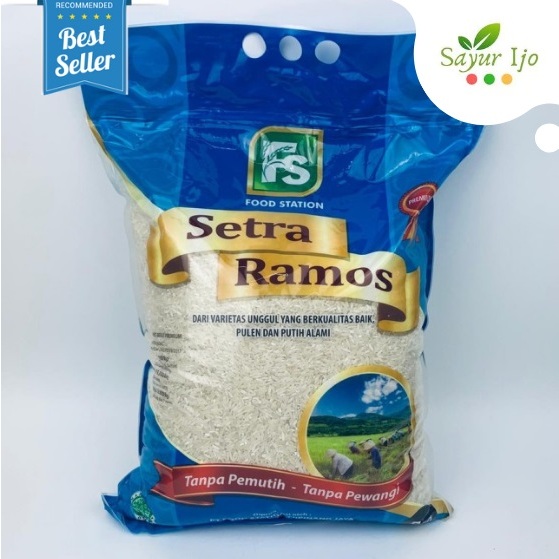 

Beras Setra Ramos Food Station 5 KG / Karung White Rice Putih Pulen Premium