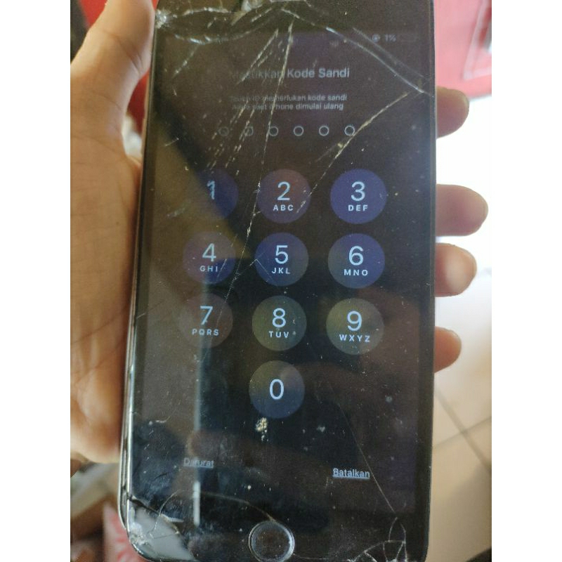 Mesin iPhone 6 plus normal Unit Hp minus lcd lupa pin