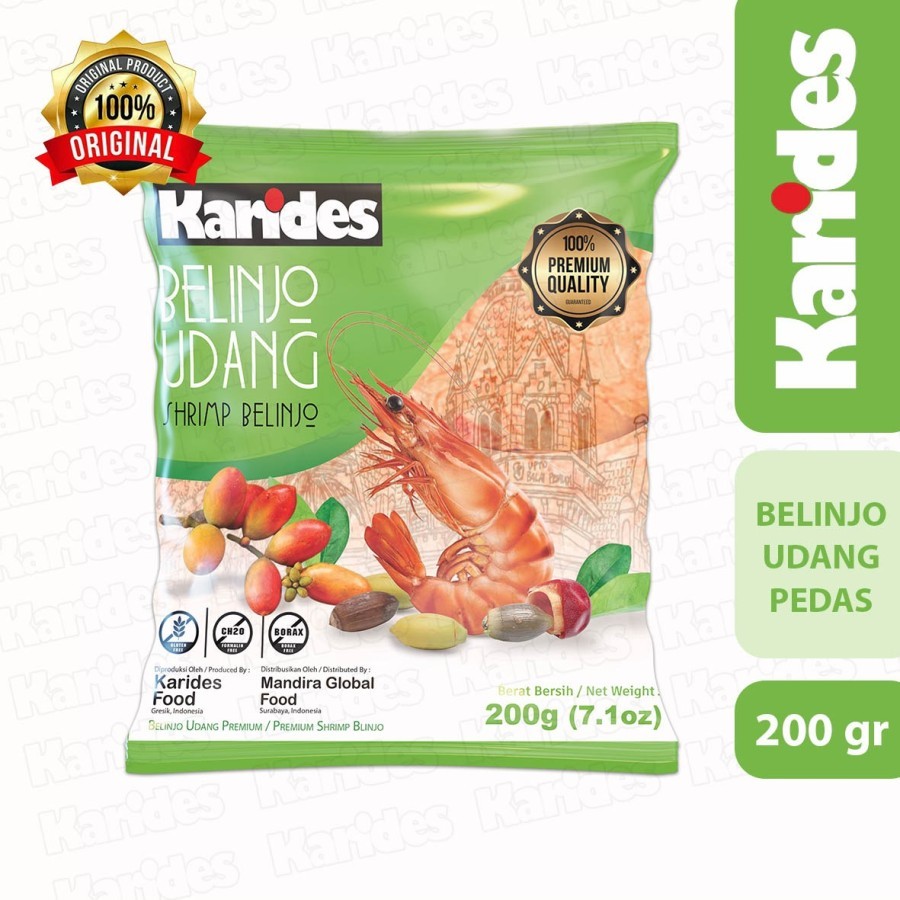 

KARIDES - BELINJO / BLINJO UDANG - PEDAS - 200 GRAM