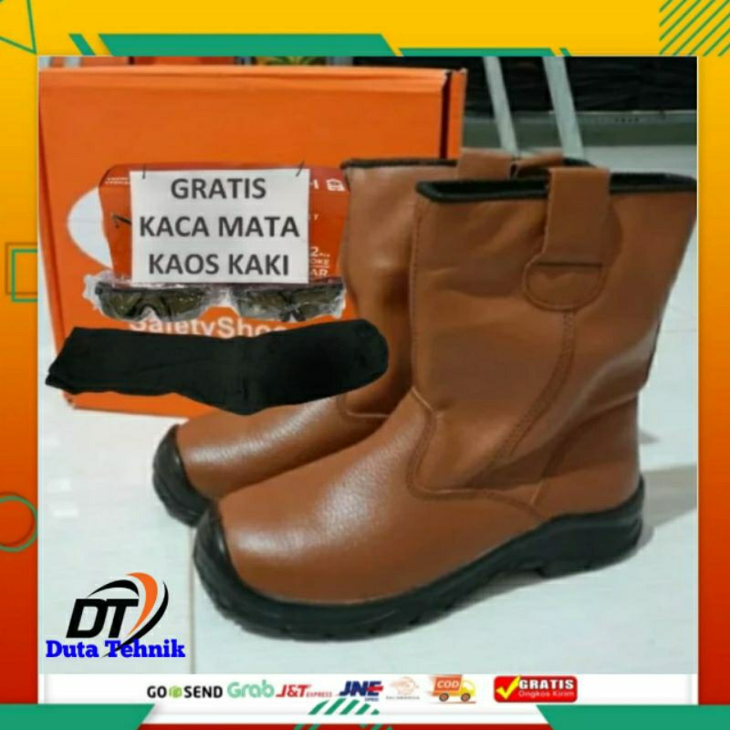 BONUS KAOS KAKI + KACAMATA SAFETY SEPATU SAFETY DR OSHA 3398 / SEPATU SAFETY DR OSHA / SEPATU SAFETY