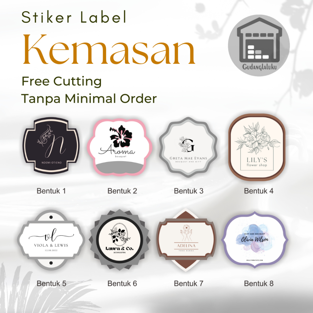 

Stiker Makanan / Stiker Label Makanan / Stiker Kemasan Produk / Stiker Label Kemasan / Stiker Cutting Logo Custom