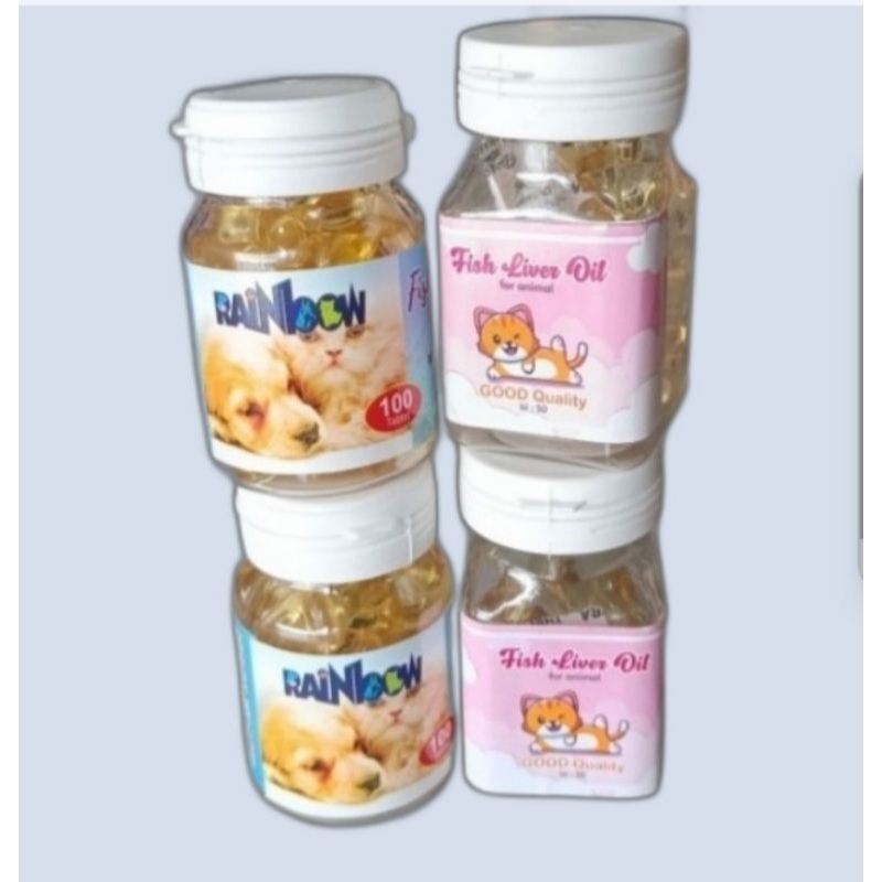 FISH OIL OMEGA 3,6,9 / MINYAK IKAN UNTUK ANJING &KUCING