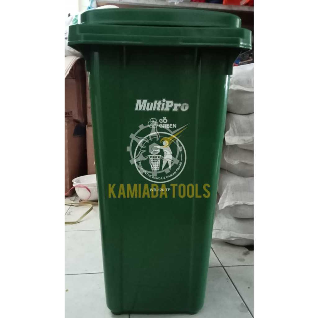 Tong Sampah 120L Pakai Roda/Dustbin 120 Liter MULTIPRO/Tong Sampah Besar