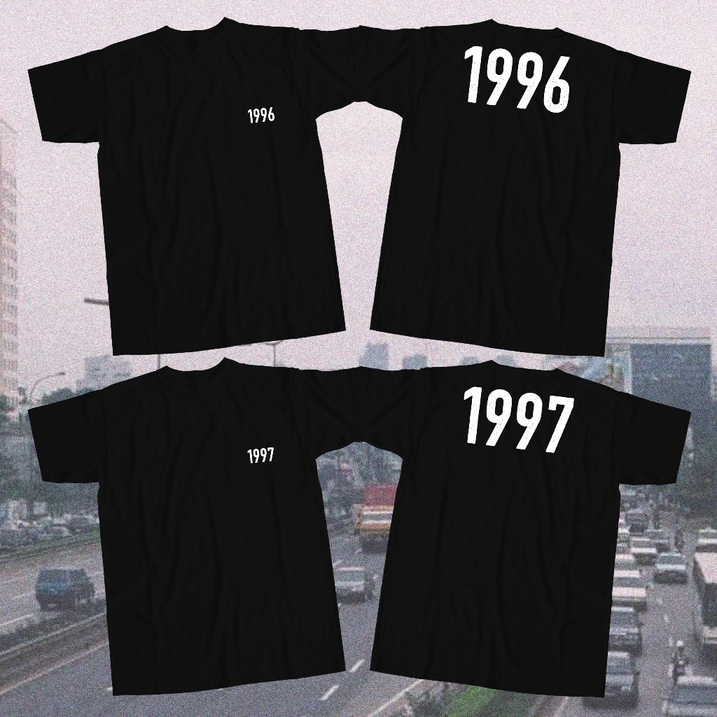 Tshirt Memory Kaos 1996 Basic kaos 1997