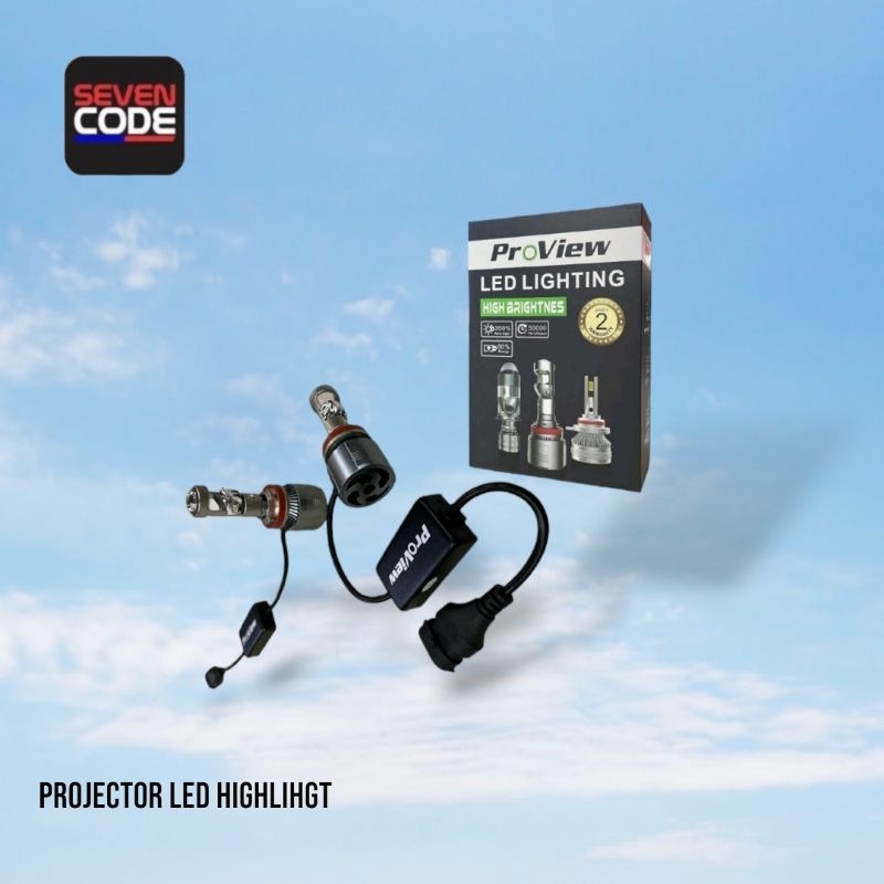 PRO VIEW PROJECTOR LED HEADLIGHT P12 H11 / LED MOBIL