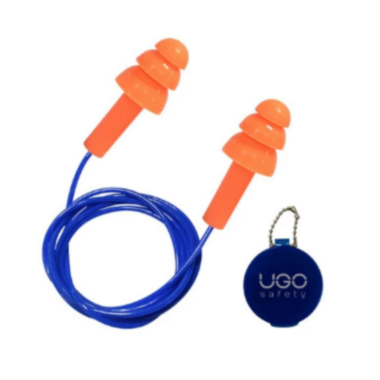 UGO Safety Earplug Corded (Alat Pelindung Telinga UGO Safety | Alat Penutup Telinga)