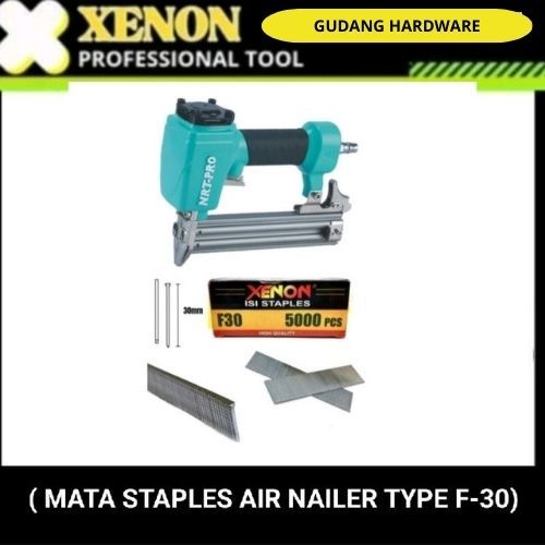

Xenon Refill / isi mata staples air nailer type F-20 / F-25 / F-30 (5000pcs/kotak)