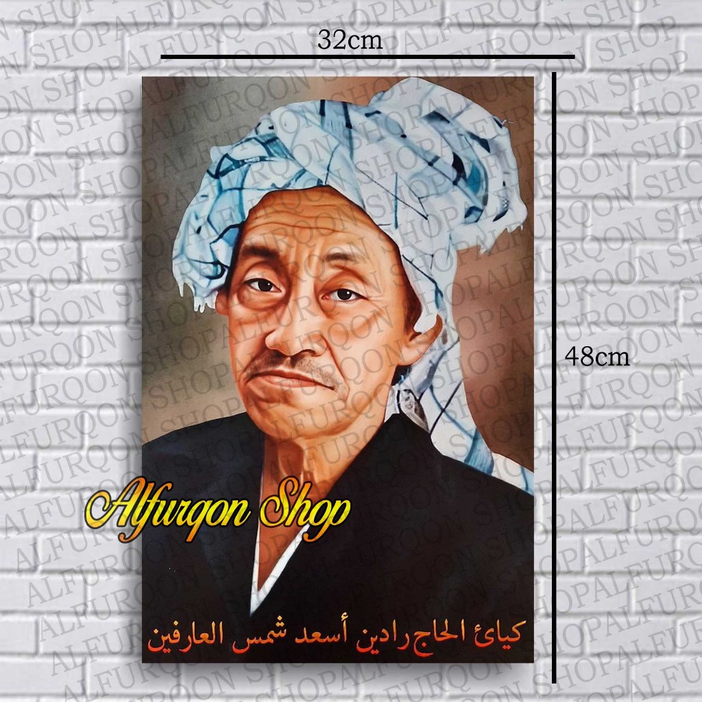 POSTER KYAI HAJI RADEN AS'AD SYAMSUL ARIFIN