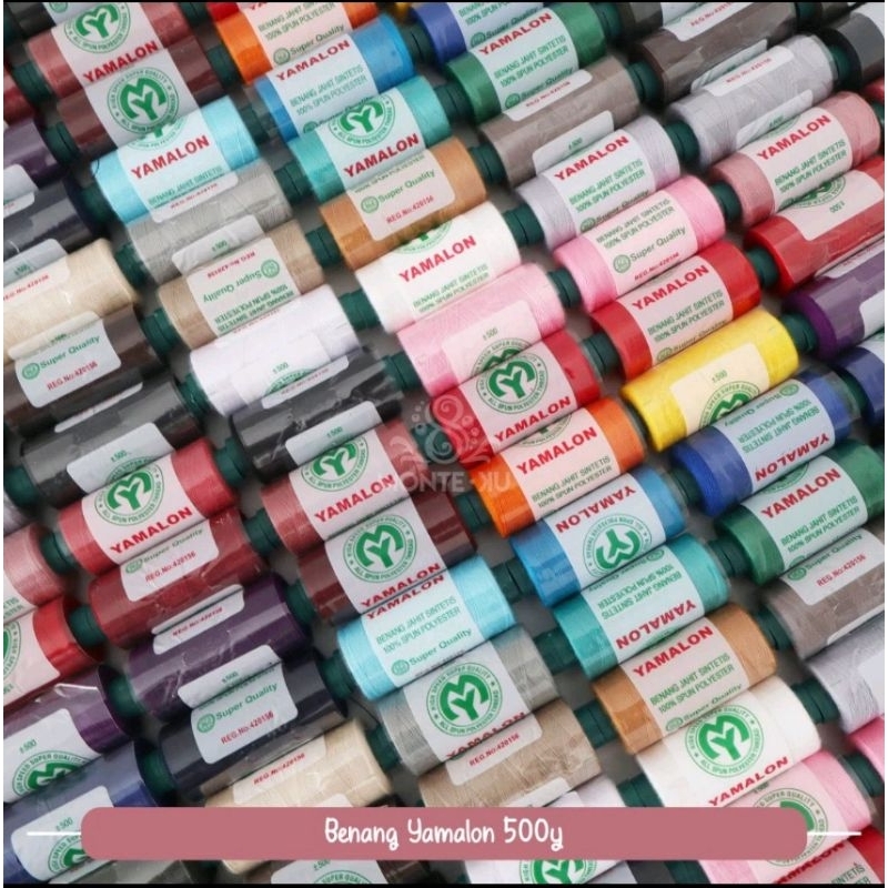 BENANG JAHIT WARNA / BENANG JAHIT YAMALON / BENANG JAHIT MURAH / BENANG JAHIT 1 ROLL / AKSESORIS JAH
