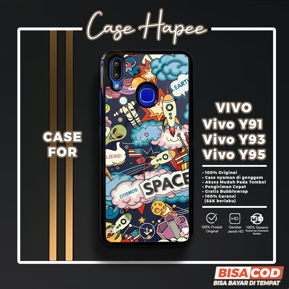 Case Vivo Y91 Y93 Y95 Casing Vivo Y91 Y93 Y95 [AST2] Casehapee Case Glossy Case Aesthetic Custom Cas