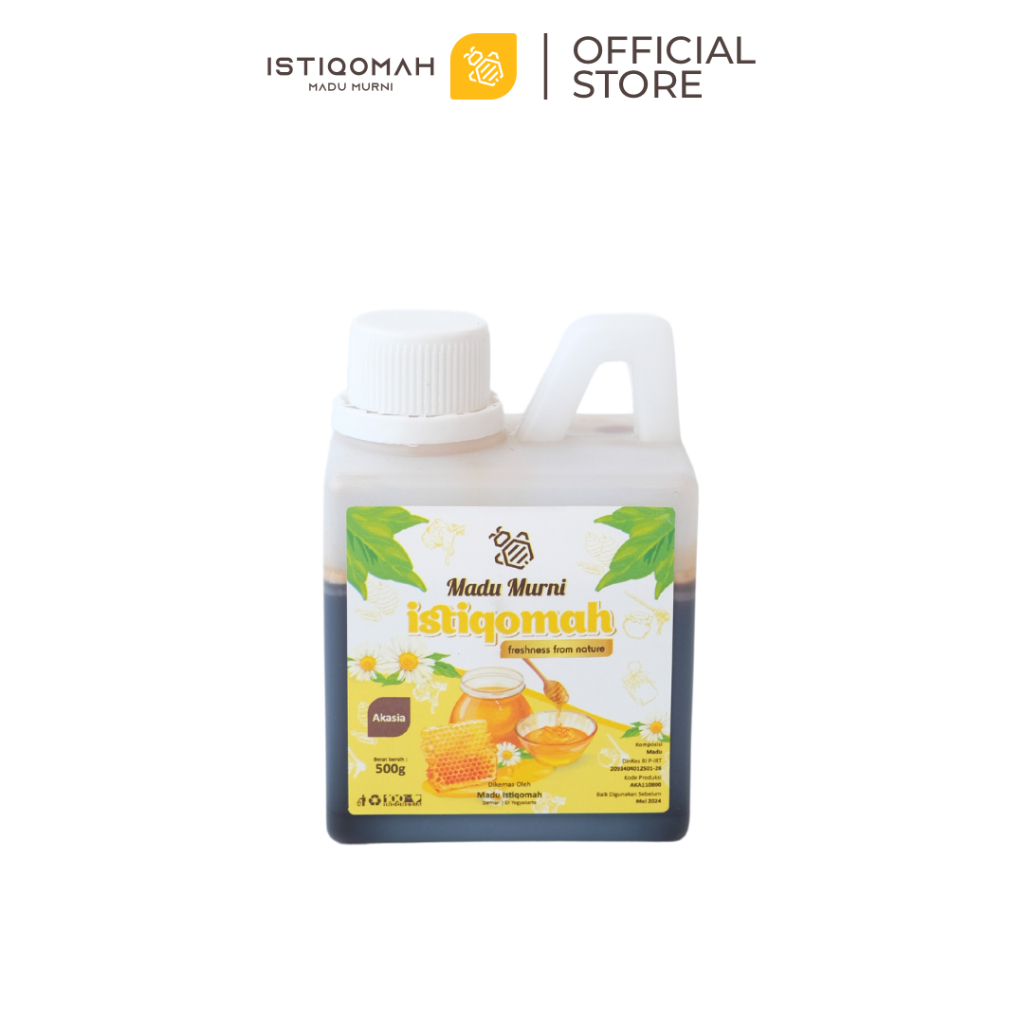 

Madu Istiqomah Madu Murni Asli Nektar Akasia Carva 500g Organik Raw Honey
