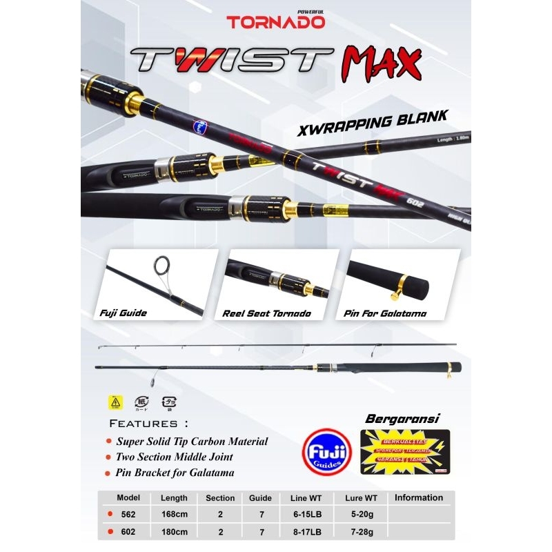 joran tornado twist max 562/602