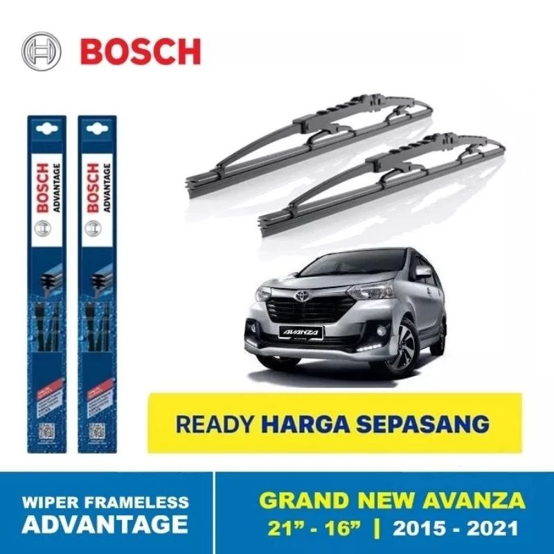 WIPER KACA DEPAN MOBIL AVANZA XENIA 2015-2021MEREK BOSCH