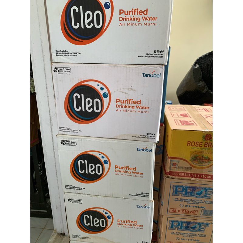 

[HANYA INSTAN] AIR MINERAL CLEO GELAS 220ml x 40pcs PERDUS