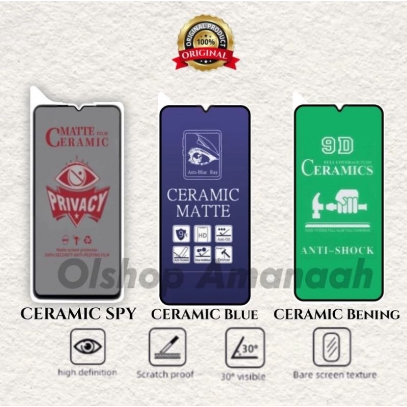 Tg Temperd Glass Spy Cramic Vivo Y12 Y15 Y17 Y20 Y12S Y20S Y30 Y50 Y17S Y16 Y15S Y01 Y02 Y02T Y11 20