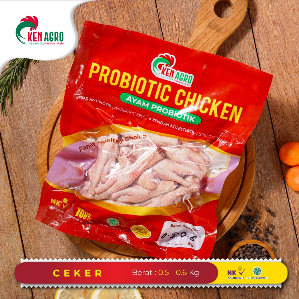 

Ken Agro Ayam Probiotik Ceker Kaki 0.5-0.6 kg Frozen