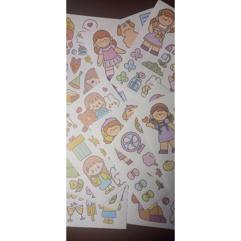 

STICKER IMUT STICKER DECO UNTUK JOURNAL/DIARY