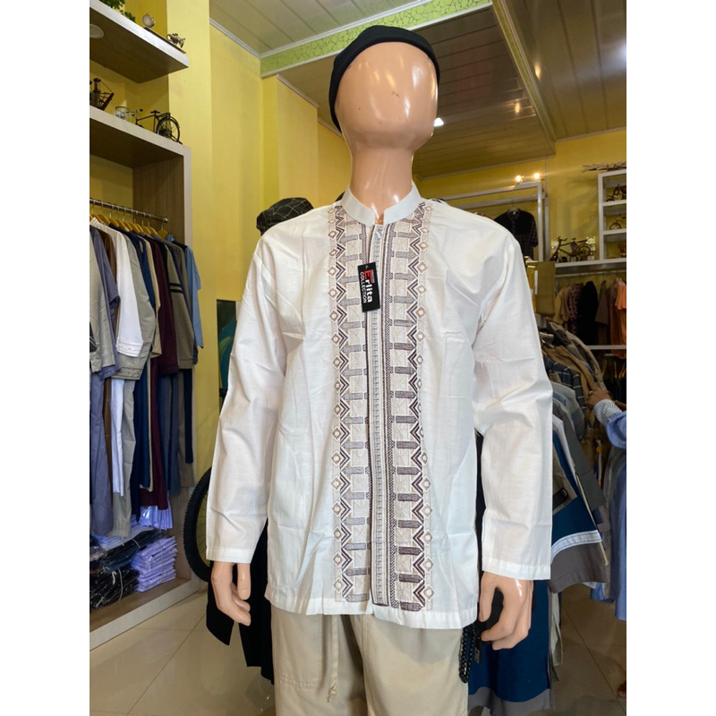 KEMKO BORDIR / KOKO BORDIR / BRAND ERLITA COLLECTION / BAJU KOKO BAJU MUSLIM PRIA ORIGINAL