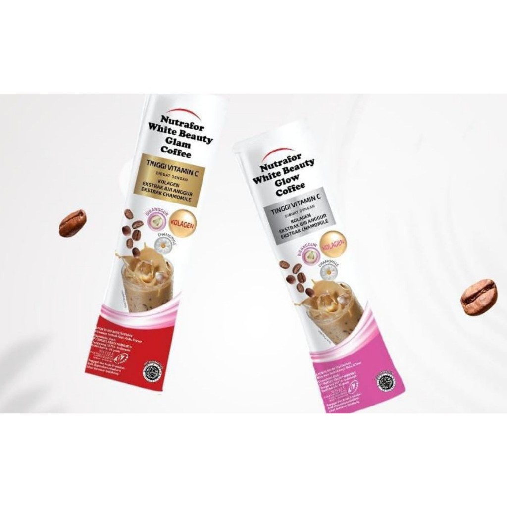 

NUTRAFOR WHITE BEAUTY GLAM ATAU GLOW COFFEE SACHET