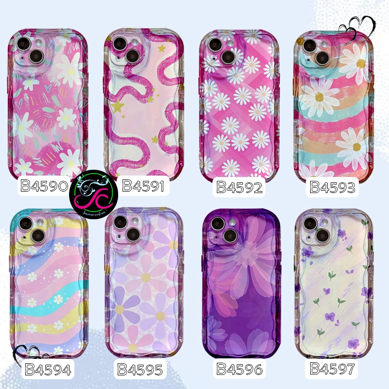 B4590 B4599 CASE SOFTCASE SILIKON CASING MELTING CLEAR SHOCKPROOF BRUSH FOR OPPO VIVO SAMSUNG XIAOMI