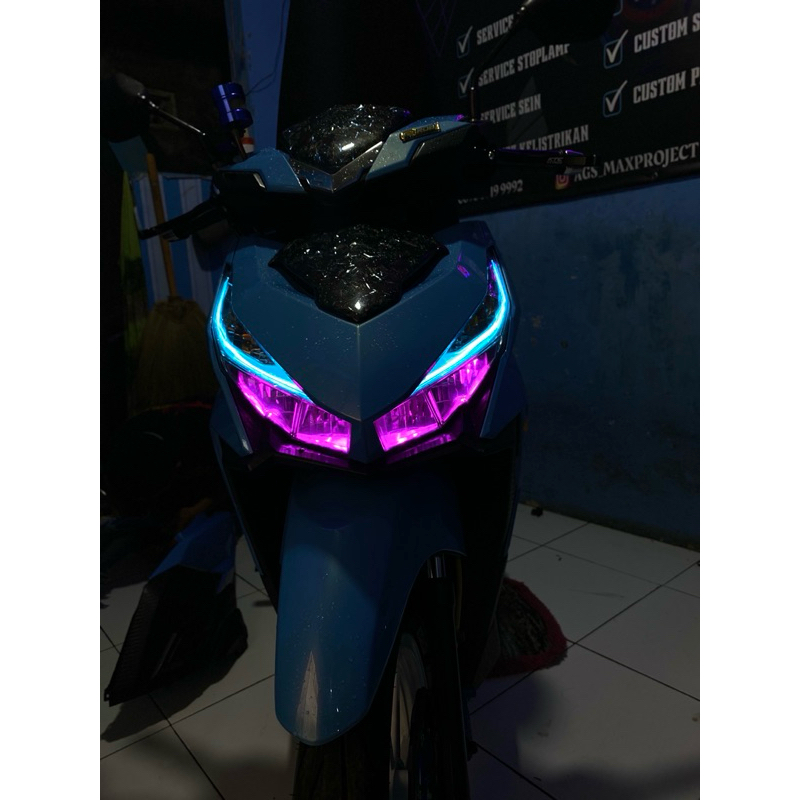 paket lampu alis vario led old