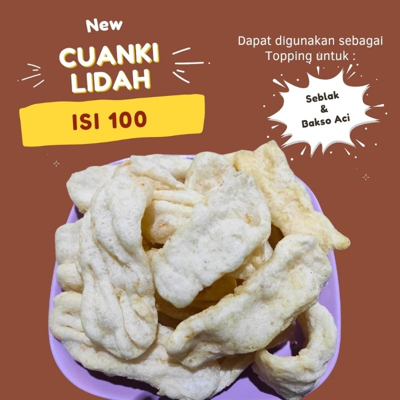 

CUANKI LIDAH isi 100