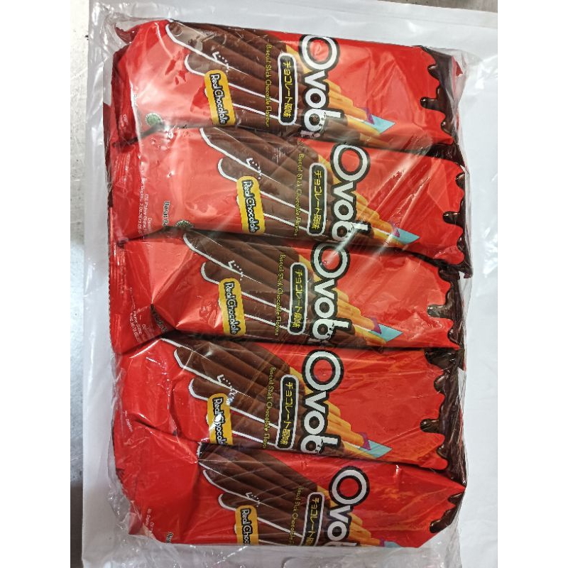 

biskuit stik coklat 1pack isi 10