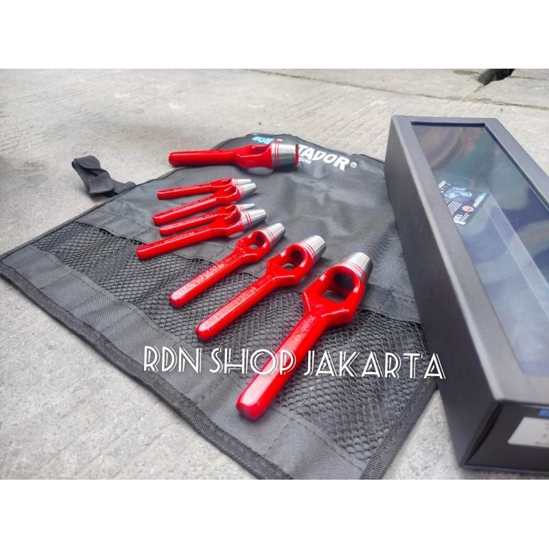 

Alat Pembolong Plat Plong Set Hollow Punch Set 8 Pcs MATADOR GERMANY