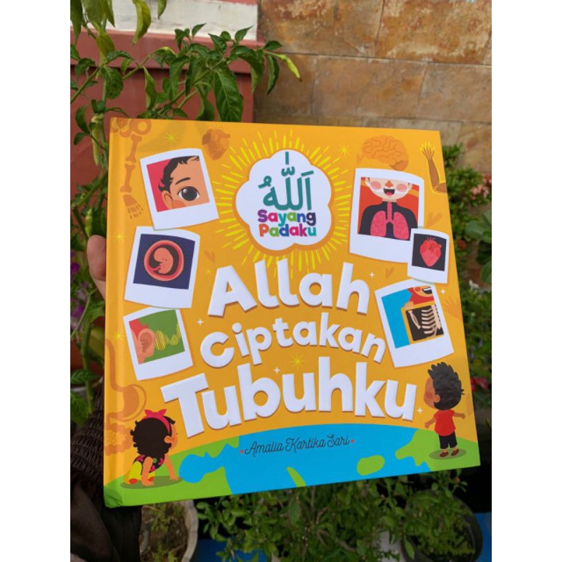 buku anak/buku cerita anak/ALLAH CIPTAKAN TUBUHKU ORI/READY/boardbook