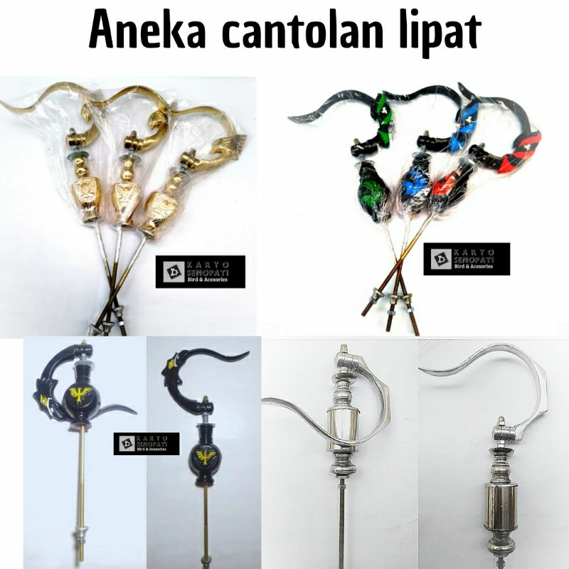 cantolan lipat gantungan sangkar kandang burung aksesoris sangkar kandang burung