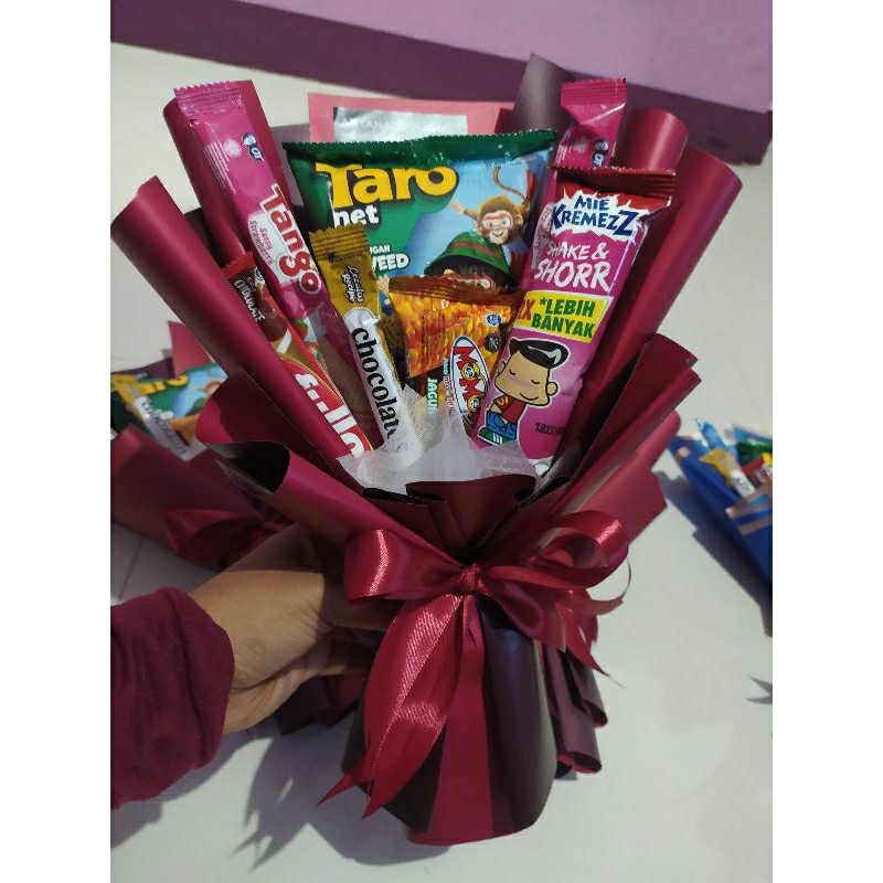 

buket snack bouquet jajanan bucket